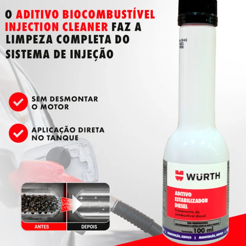 Estabilizador de Combustível OWD Power Diesel 100ml - Wurth