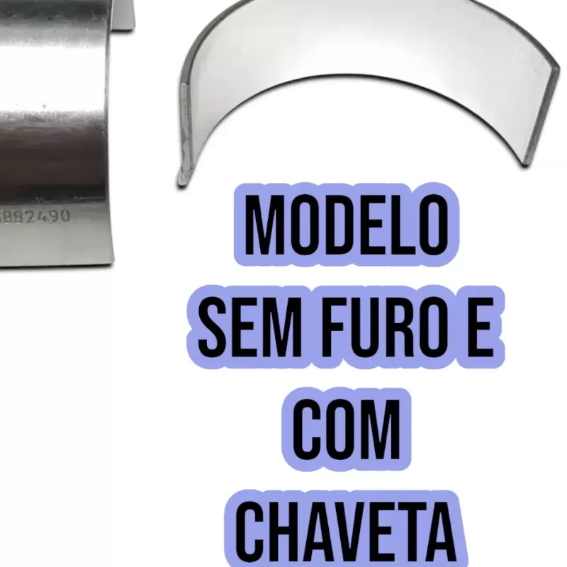 BRONZINA BIELA VW GOL/PASSAT MOTOR AP BIELA LONGA SBB390 0,25 METAL LEVE