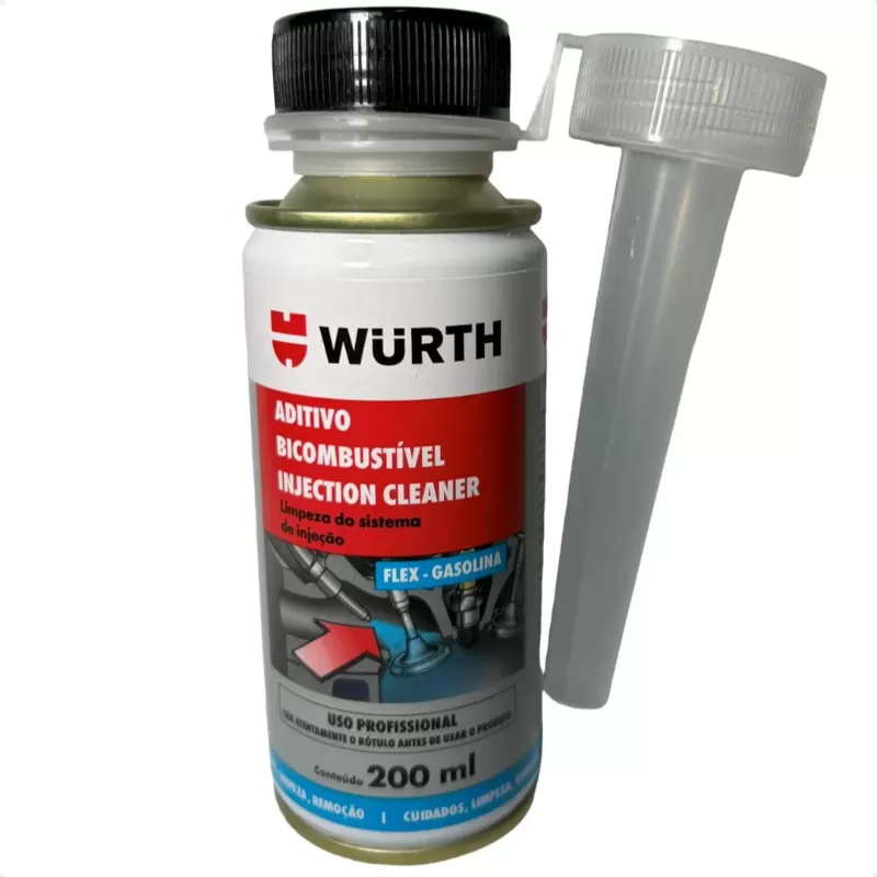 ADITIVO P/ COMBUSTIVEL FLEX INJECTION CLEANER 200ML WURTH