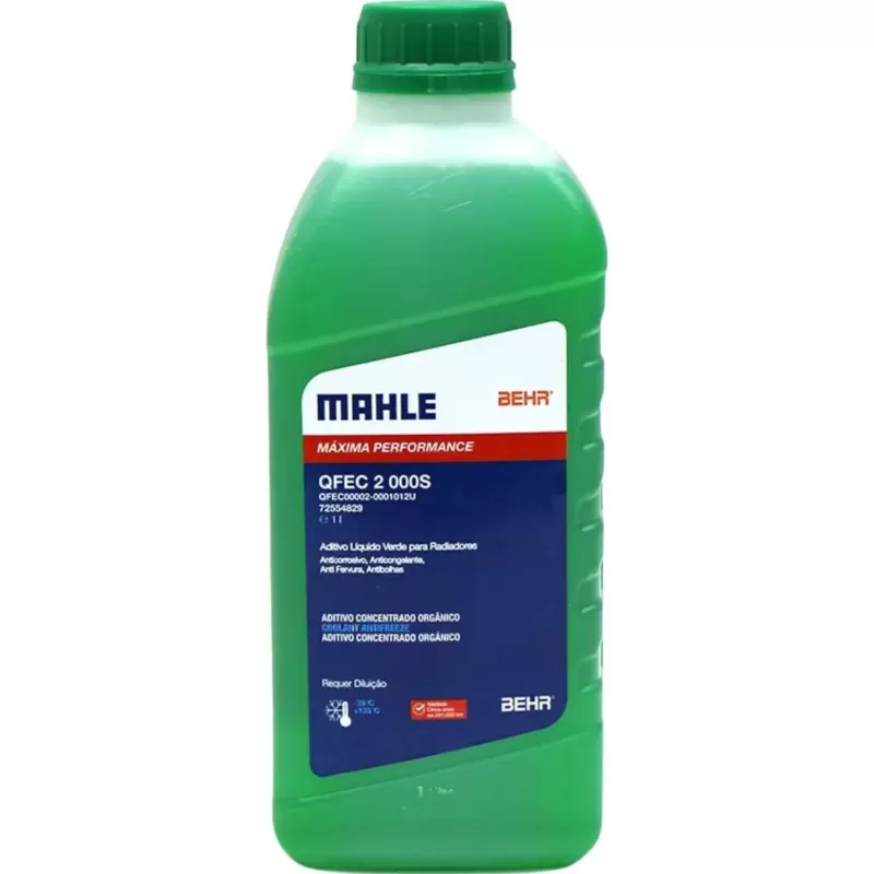 FLUIDO ARREFECIMENTO CONCENTRADO ORGANICO VERDE MAHLE 1L